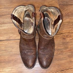 Frye Brown Booties, size 7.5